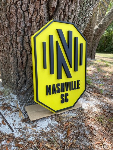 18" Nashville SC 3D Wall Art - Custom Design - Indoor Use Only - Picture 2 of 4