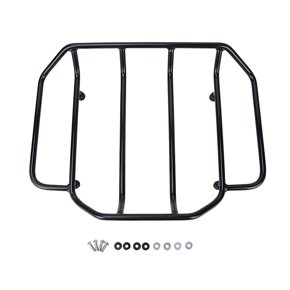 Black Tour Pak Pack Luggage Top Rack For Harley Touring Road King Street Glide