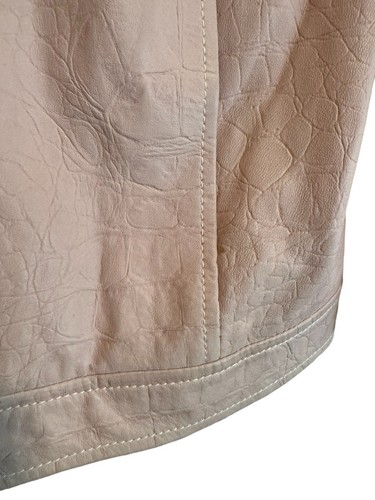 St. John Collection Couture seltene hellrosa 100% Lamm Lederjacke Gr. 6 *lesen* - Bild 4 von 18