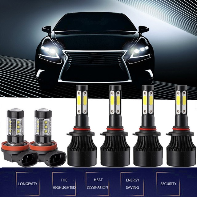 6X COB LED FOG/LIGHTS HIGH/LOW BEAM HEADLIGHT FOR RAM PROMASTER CITY