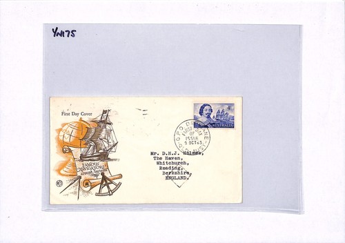 AUSTRALIA 1963 FDC *NAVIGATORS* 4s Tasman SHIP ILLUSTRATED First Day Cover YN175 - Picture 5 of 11