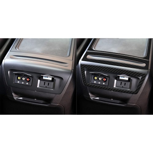 3x Carbon Fiber Center Armrest Frame Cover Trim For Toyota Sienna 2015-2020 - Picture 12 of 18