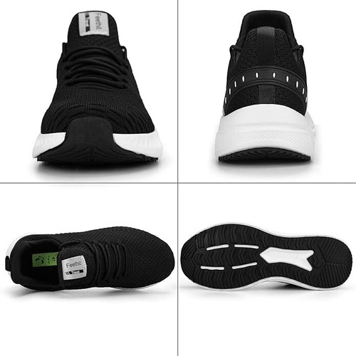 Mens Slip On Walking Shoes Blade Tennis Shoes Non Slip Running Shoes Lightweight - Picture 6 of 15