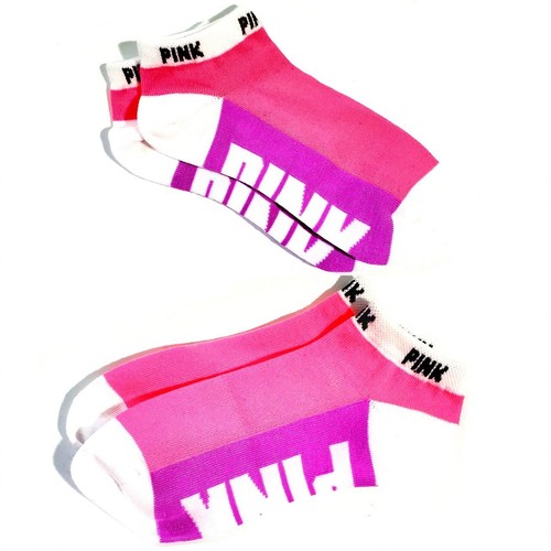Victoria's Secret PINK ULTIMATE Low No Show ANKLE SOCKS OS. 2pr./1Set New $16 - Picture 44 of 53