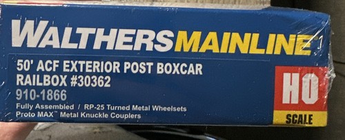 Walthers MainLine HO 910-1866 50’ ACF Ext Post Boxcar Railbox #30362 RTR NIB - Picture 2 of 5