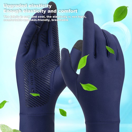 2pcs Fishing Gloves Men Women UV Sun Protection Gloves Non-slip Breathable - Picture 2 of 14
