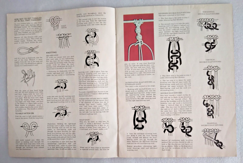 3 Macrame Patterns Celebrations, Square Knots, Easy Way Variety, Purse Santa Tie - Picture 10 of 14