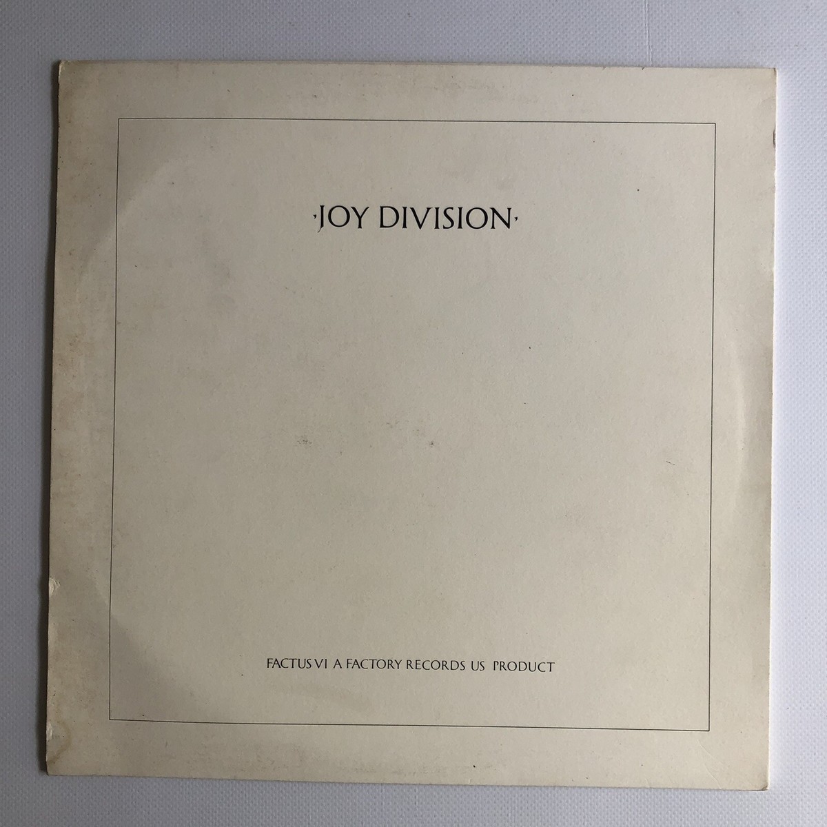 【LP/US盤】Joy Division / Closer FACTUS6 JOY DIVISION - Closer - Amazon.com Music