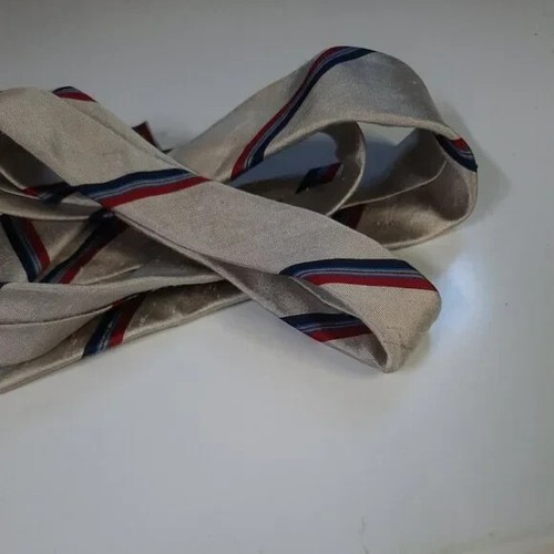 Maxxum For Big & Tall Tie Striped Pointed Classic Formal Casual Evening Vintage - Picture 9 of 11