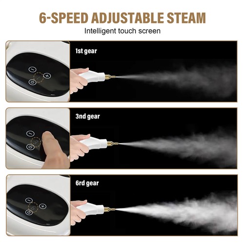 2500W High Pressure Steam Cleaner Machine Portable Cleaning Kitchen Car Machine - Picture 3 of 18