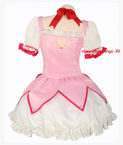 Costume costume cosplay Puella Magi Madoka Magica Kaname Madoka set vestito Halloween - Foto 14 di 21
