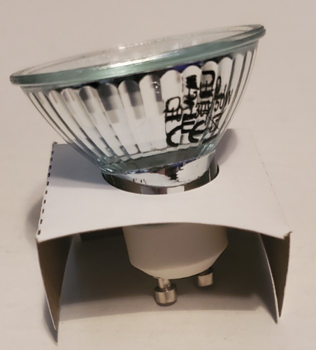 GU10 2700k Dimmable, Flat Top, 2 Pin, Eco Light Bulb, Warm White, 2,500 Hours - Picture 7 of 8