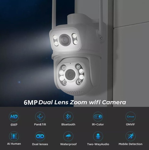 Telecamera Esterna YOSEE WI-FI PTZ WIFI Camera Wireless Esterno Smart Telecamere - Foto 3 di 5
