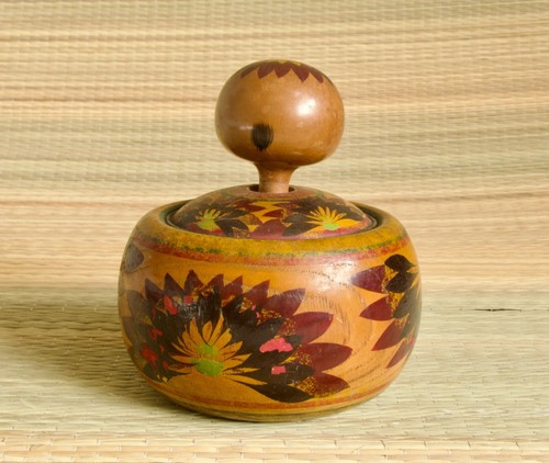 Vint japonés de 9,5 cm (3,7") Muñeca Ejiko Kokeshi rara: firmada Masakido (Hitokura) - Imagen 10 de 22