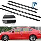 Fit For Honda Civic 2012-15 Weather Strip Outside Window Moulding Trim Seal Belt