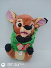 Disney Babies Bambi Baby Fawn Deer Plush 10" Toy Lovey Blanket Theme Park