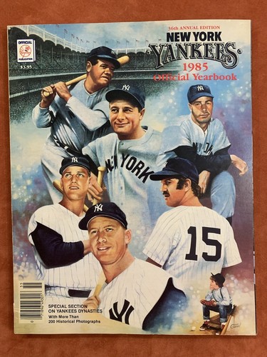 Original 1985 NY Yankees Official Baseball Yearbook - Barcode Variation - NM - Picture 1 of 7