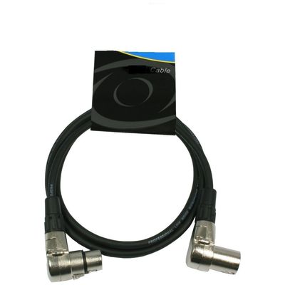 5x 5m lange XLR 3-pol DMX-Kabel Digital AES-EBU 110 Ohm für Lichtsteuerung NEU