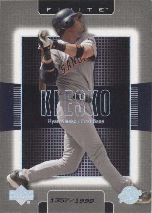 2003 Upper Deck Finite - Ryan Klesko #80 - 1 of 1