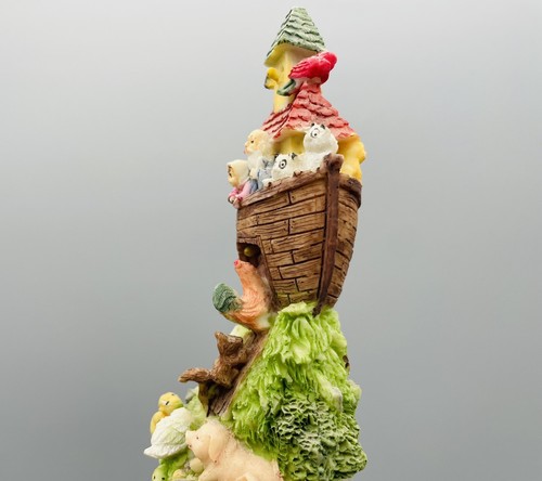 Noah's Ark Tower Resin Detailed Animals Figures Great Condition - Picture 13 of 18