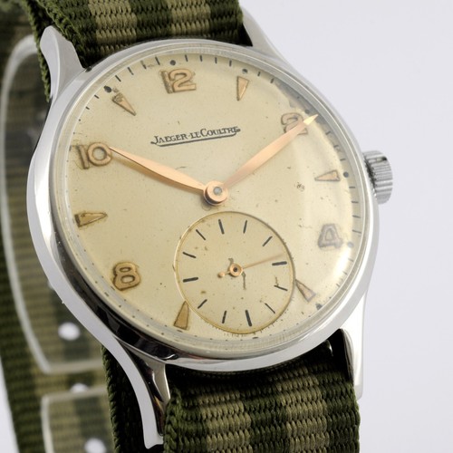 WONDERFUL JAEGER LECOULTRE PILOT MILITARY MANUAL WIND SWISS 1940'S CALIBER 469/C