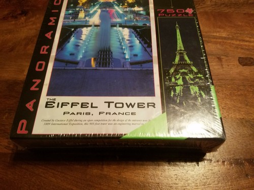 Buffalo Games:The Eiffel Tower Glow In the Dark Panoramic 750 Piece Puzzle (New) - Picture 7 of 12