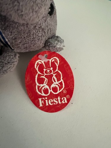 Peluche sacchetto fagiolo ippopotamo Fiesta 4" nuovo {B3410} - Foto 7 di 10
