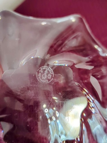 BACCARAT CRYSTAL -FRANCIA piatto ciotola in vetro - Foto 7 di 7