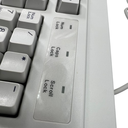 Teclado vintage compatible con Windows 95 de 104 teclas US Logic PS/2 con adaptador AT Tandy - Imagen 7 de 14