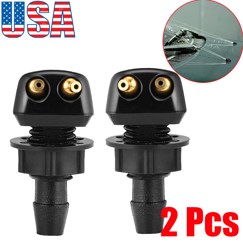 Universal Dual Holes Windshield Washer Nozzle Wiper Water Spray - Foto 7
