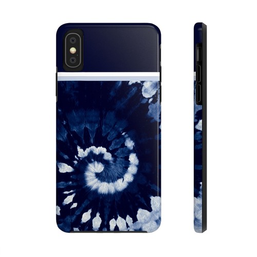 Grandmacore Indigo Blue White tie dye Tough Phone Case Iphone Samsung Galaxy - 第 89/110 張圖片