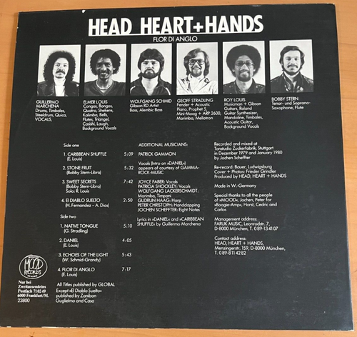 HEAD HEART+HANDS - Flor Di Anglo ~ MOOD 23800 {nm orig} w/Bobby Stern, Marchena - Picture 2 of 4