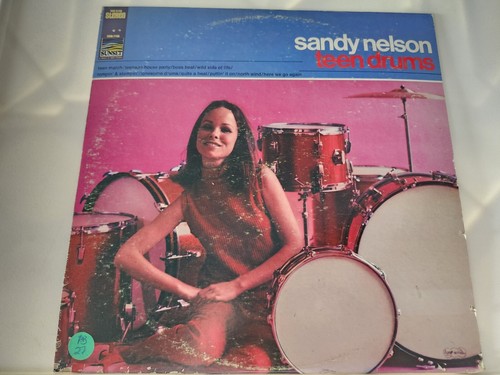 Sandy Nelson Teen Drums Vinyl Lp Record - Picture 1 of 4