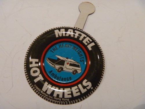 HOT WHEELS Mattel Vintage Redline Tin Button Badge VGC Choose from dropdown list - Picture 34 of 77