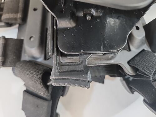 Blackhawk Omnivore L2 X300 Light Bearing Left Hand Black Holster 419001bbr With - Picture 4 of 5