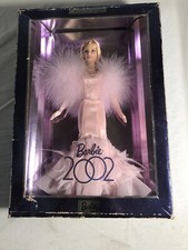 Barbie 2002 by Mattel Collector Edition Pink Dress Feather Boa