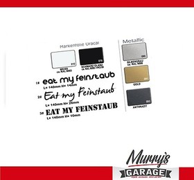 DPF, DTI, CDTI, CDI, DI, Eat My Fine Dust 1 of 3 Motifs and 5 Colours Stickers