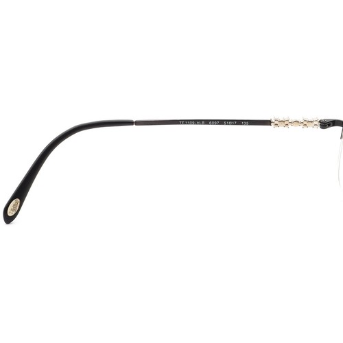 Tiffany & Co. Eyeglasses TF 1109-H-B 6097 Black Half Rim Metal Italy 51[]17 135 - Picture 10 of 12