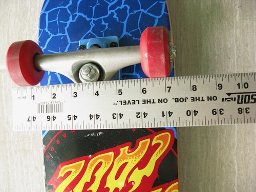 Santa Cruz Skateboard Flame Dot Red Yellow 7.25" Complete Slime Balls Bullet - Picture 14 of 14