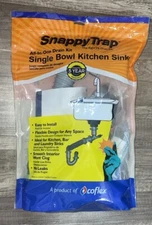  SNAPPYTRAP 1-1/2 in. All-in-One Drain Kit for Single Bowl Kitchen Sinks DK-100 