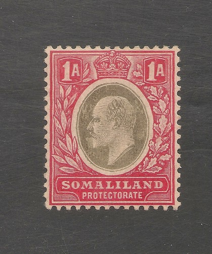 Somaliland Protectorate #41 VF MINT OG - 1905 1a King Edward VII - 第 1/2 張圖片