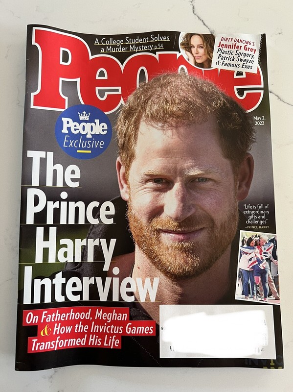PEOPLE Magazine May 2 2022 Exclusive Prince Harry Interview Jennifer Grey NEW