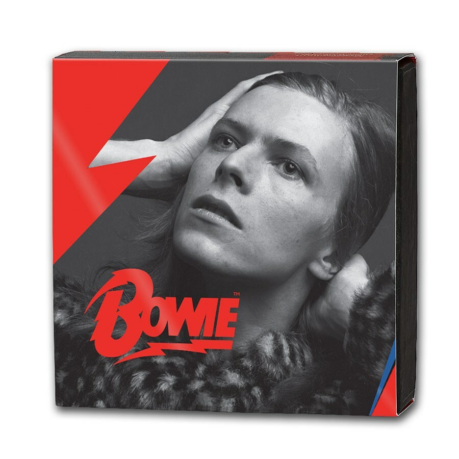 2020 UK MUSIC LEGENDS - David Bowie £1 1/2oz Silver Proof