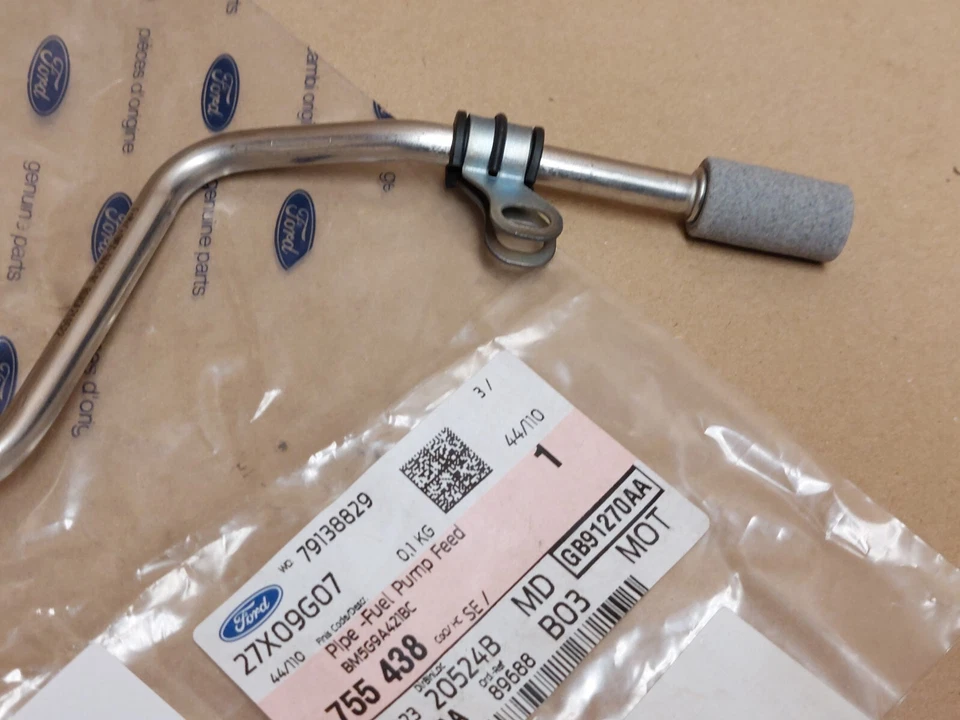 Труба топливного насоса впрыска Ford C-Max 1,6 Ecoboost Focus Kuga 1755438 подлинная НОВАЯ - Изображение 4 из 4