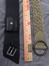 Women s Calvin Klein Wide Med Black Belt