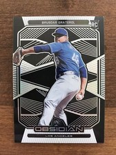 Brusdar Graterol 2020 Panini Obsidian Rookie Card #26 Los Angeles Dodgers RC. rookie card picture