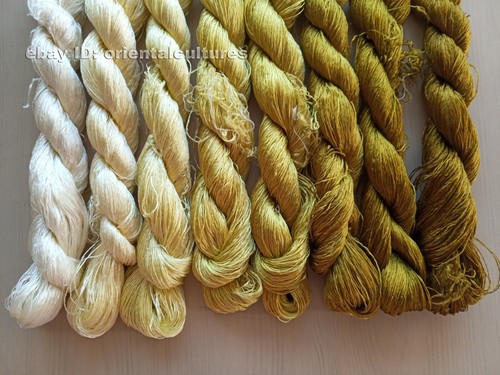 8bundles 100%natural mulberry silk,hand-dyed su embroidery silk floss/threads - Picture 11 of 12