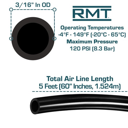 Dodge Dynasty 1988-1993 Air Ride Suspension Air Line Hose - 5 Ft. (1.524m) - Picture 4 of 7