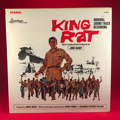 JOHN BARRY King Rat - 1965 USA Vinyl LP record March theme SOUNDTRACK FILM OST