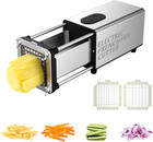Electric French Fry Cutter, Automatic Potato Cutter Stainless Steel with 1/2 & 3